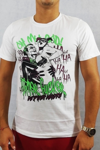 De Puta Madre T-Shirt Joker weiss