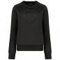 Preview: Maison Montaigne Rundhals Pullover Schwarz mit Stick