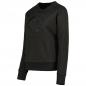 Preview: Maison Montaigne Rundhals Pullover Schwarz mit Stick