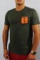 Preview: De Puta Madre T-Shirt De Puta 69 militär grün