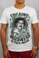 Preview: De Puta Madre T-Shirt Escobar Buisness weiss