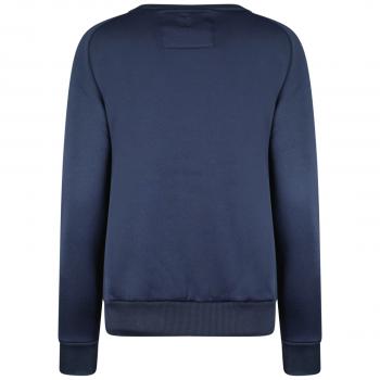 Maison Montaigne Rundhals Pullover Navy mit Stick