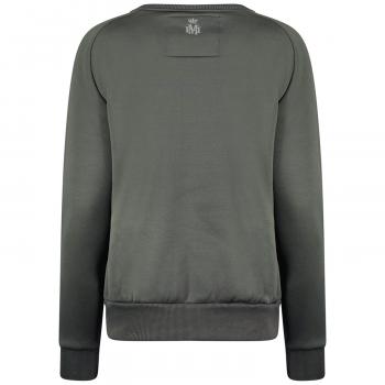 Maison Montaigne Rundhals Pullover Grau mit Stick