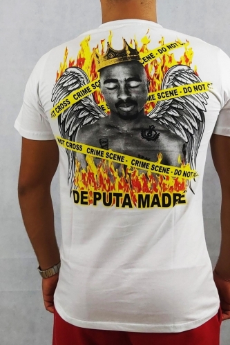 De Puta Madre T-Shirt Tupac weiss