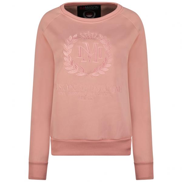 Maison Montaigne Rundhals Pullover Lightpink mit Stick