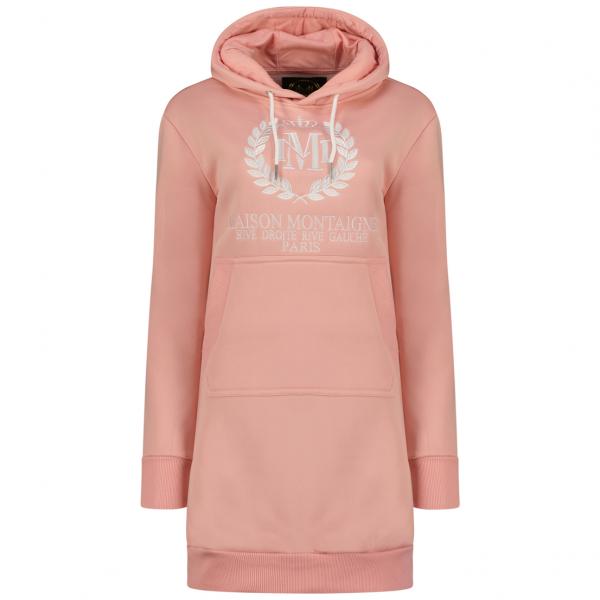 Maison Montaigne Longpullover mit Bauchtaschen und Kapuze Lightpink